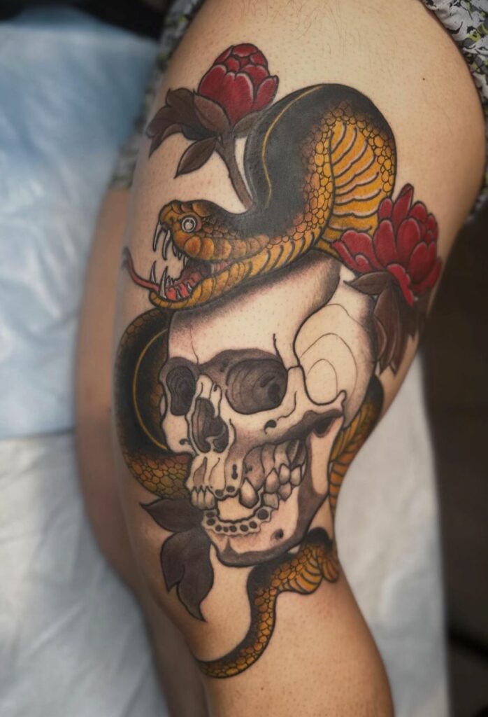 skull_snake_flower